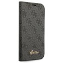 Guess GUBKP14MHG4SHK iPhone 14 Plus 6,7" czarny/black book 4G Vintage Gold Logo