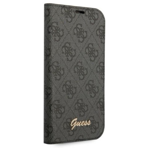 Guess GUBKP14MHG4SHK iPhone 14 Plus 6,7" czarny/black book 4G Vintage Gold Logo