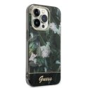 Guess GUHCP14LHGJGHA iPhone 14 Pro 6,1" zielony/green hardcase Jungle Collection