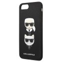 Karl Lagerfeld KLHCI8LSAKICKCBK iPhone 7 Plus / 8 Plus czarny/black hardcase Saffiano Karl&Choupette Head