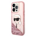 Karl Lagerfeld KLHCP14XLNKHCP iPhone 14 Pro Max 6,7" różowy/pink hardcase Glitter Karl Head