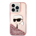 Karl Lagerfeld KLHCP14XLNKHCP iPhone 14 Pro Max 6,7" różowy/pink hardcase Glitter Karl Head