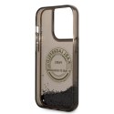 Karl Lagerfeld KLHCP14LLCRSGRK iPhone 14 Pro 6,1" czarny/black hardcase Liquid Glitter RSG