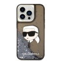 Karl Lagerfeld KLHCP14LLNKHCK iPhone 14 Pro 6,1" czarny/black hardcase Glitter Karl Head