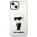 Karl Lagerfeld KLHCP14MHNIKTCT iPhone 14 Plus 6,7" transparent hardcase Ikonik Karl Lagerfeld