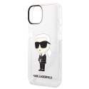 Karl Lagerfeld KLHCP14MHNIKTCT iPhone 14 Plus 6,7" transparent hardcase Ikonik Karl Lagerfeld