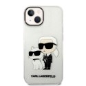 Karl Lagerfeld KLHCP14MHNKCTGT iPhone 14 Plus 6,7" transparent hardcase Gliter Karl&Choupette