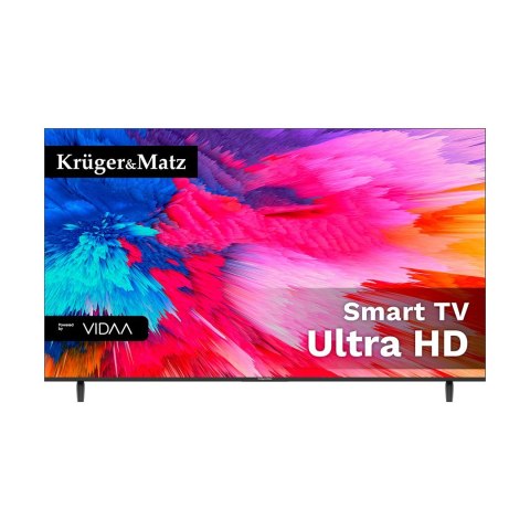 KRUGER&MATZ TELEWIZOR LED 55" UHD VIDAA, DVB-T2/S2/T/C H.265 HEVC KM0255UHD-V3