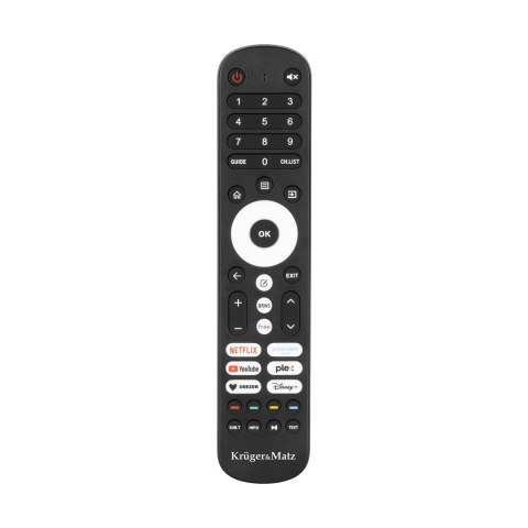 KRUGER&MATZ TELEWIZOR LED 55" UHD VIDAA, DVB-T2/S2/T/C H.265 HEVC KM0255UHD-V3