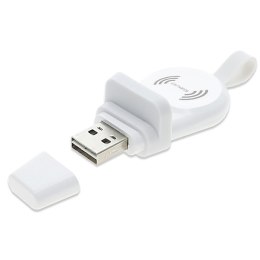 4smarts Ładowarka indukcyjna VoltBeam Mini dla Apple Watch 1-8/SE z kablem 1m USB-A 2.5W biały/white 462332