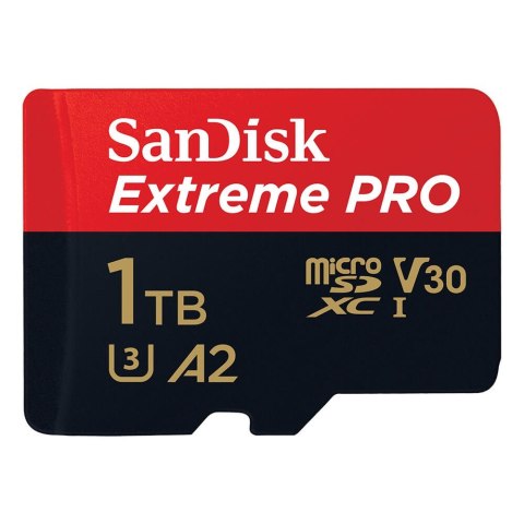 KARTA PAMIĘCI SANDISK EXTREME PRO microSDXC 1TB 200/140 MB/s A2 C10 V30 UHS-I U3