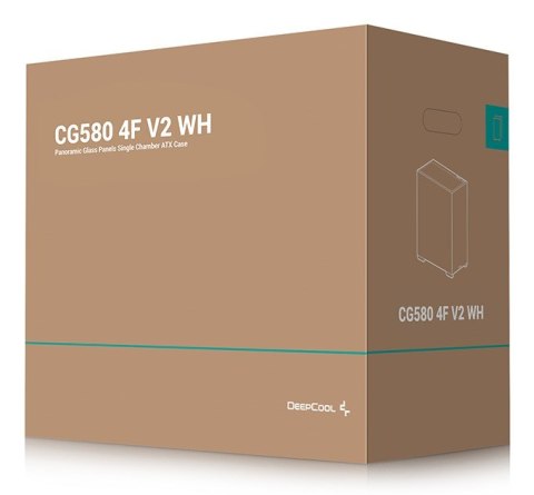 Obudowa DeepCool CG580 4F V2 Midi Tower Biała R-CG580-WHADA4-G-2