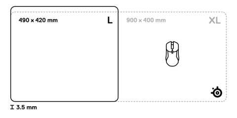 Podkładka pod mysz SteelSeries QcK Performance Speed L