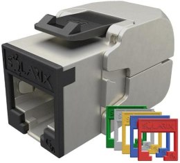 Moduł Keystone samozaciskowy Solarix Cat.6A STP RJ45 SXKJ-10G-STP-RAL-SA