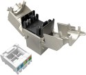 Moduł Keystone samozaciskowy Solarix Cat.6A STP RJ45 SXKJ-10G-STP-RAL-SA