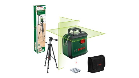 BOSCH LASER ADVANCED LEVEL 360 UNI ZIELONY +TT150