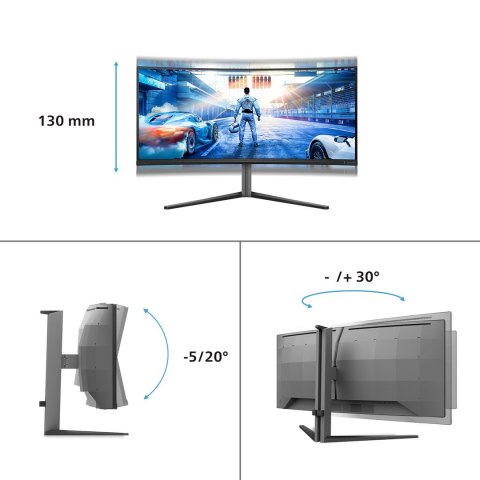 Monitor Philips 34" 34M2C6500/00 2xHDMI DP 3xUSB