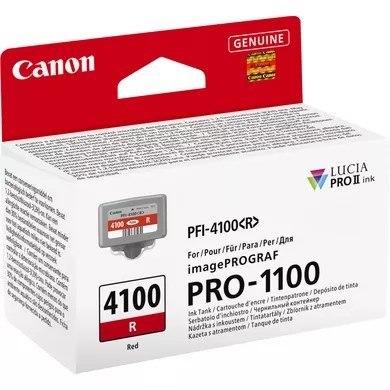 INK PFI-4100 R RED INK TANK/