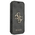 Guess GUBKP13X4GMGGR iPhone 13 Pro Max 6,7" szary/grey book 4G Big Metal Logo