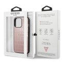 Guess GUHCP13LPCRBPI iPhone 13 Pro / 13 6,1" różowy/pink Croco Strap Collection