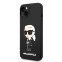 Karl Lagerfeld KLHCP14MSNIKBCK iPhone 14 Plus 6,7" hardcase czarny/black Silicone Ikonik