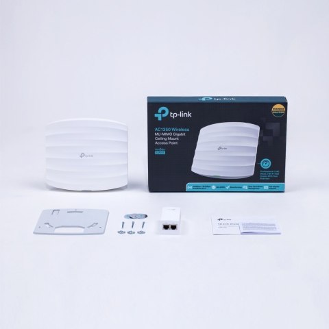 TP-Link Omada EAP225 punkt dostępowy WLAN 1350 Mbit/s Biały Obsługa PoE