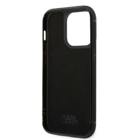 Karl Lagerfeld KLHCP14XCSSK iPhone 14 Pro Max 6,7" hardcase czarny/black Signature Logo Cardslot