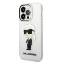 Karl Lagerfeld KLHCP14XHNIKTCT iPhone 14 Pro Max 6,7" transparent hardcase Ikonik Karl Lagerfeld