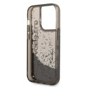 Karl Lagerfeld KLHCP14XLCKVK iPhone 14 Pro Max 6,7" czarny/black hardcase Liquid Glitter Elong