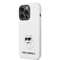 Karl Lagerfeld KLHCP14XSNCHBCH iPhone 14 Pro Max 6,7" hardcase biały/white Silicone Choupette