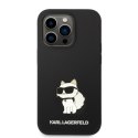 Karl Lagerfeld KLHCP14XSNCHBCK iPhone 14 Pro Max 6,7" hardcase czarny/black Silicone Choupette