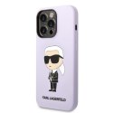 Karl Lagerfeld KLHCP14XSNIKBCU iPhone 14 Pro Max 6,7" hardcase purpurowy/purple Silicone Ikonik