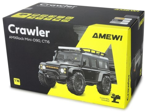 Amewi RC Crawler Mini-D90 AMXRock 4WD 1:16 RTR szary