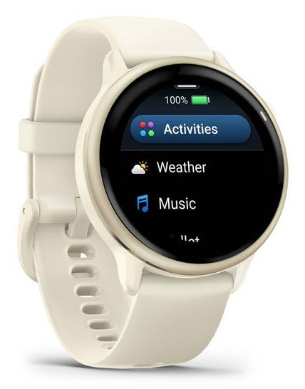 Zegarek sportowy Garmin Vivoactive 6 AMOLED 42mm Bone