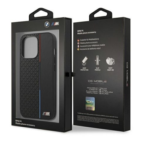Etui BMW BMHCP13LTRTBK iPhone 13 Pro/13 6,1" czarny/black hardcase M Collection Triangles
