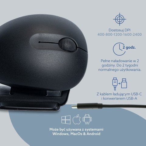 Ergonomiczna mysz R-Go Ambidextrous Twis