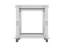 LANBERG OPEN RACK 19" 12U 600X600-1100 REGULOWANY SZARY