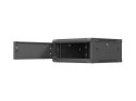 LANBERG SZAFA INSTALACYJNA RACK WISZĄCA 19" 4U 600X600 CZARNA DRZWI METALOWE (FLAT PACK)