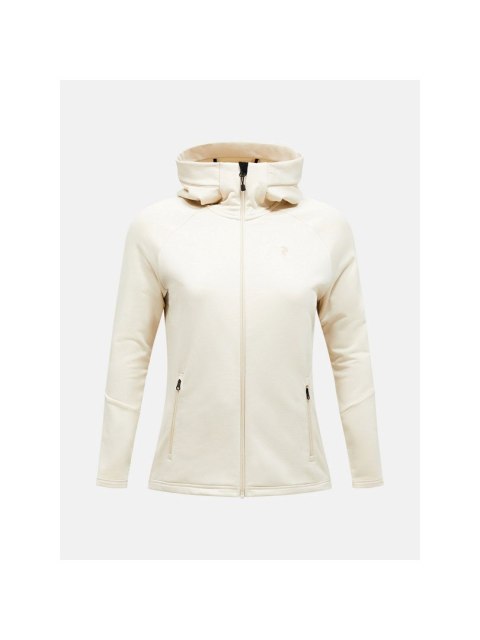 Bluza PEAK PERFORMANCE W Rider Essentials Zip Hood piaskowy - S