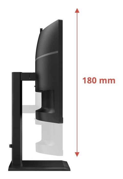 Monitor AOC 86,3 cm (34") CU34E4CW 21:09 2xHDMI+DP+USB-C+Webcam Curv.