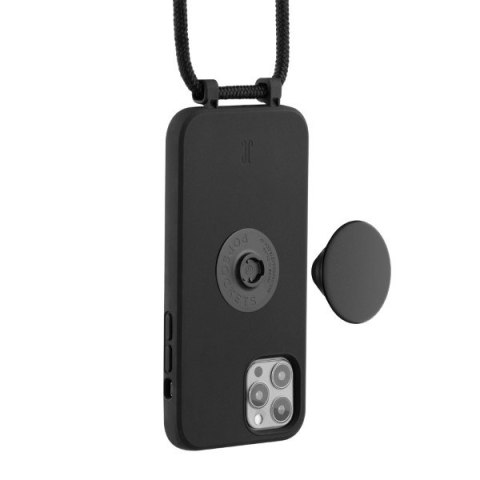 Etui JE PopGrip iPhone 12 Pro Max 6,7" czarny/black 30161 (Just Elegance)