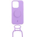 Etui JE PopGrip iPhone 13 Pro 6,1" lawendowy/lavendel 30136 (Just Elegance)