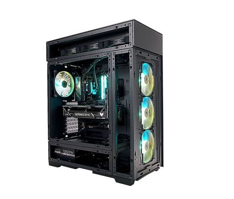 InWin Modfree Deluxe Big-Tower Tempered Glass - schwarz