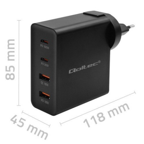 Ładowarka sieciowa Qoltec GaN POWER PRO
