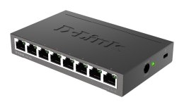 D-Link DGS-108 Nie zarządzany L2 Gigabit Ethernet (10/100/1000) Czarny