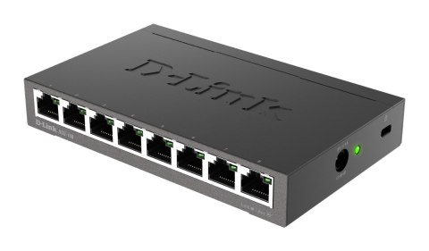 D-Link DGS-108 Nie zarządzany L2 Gigabit Ethernet (10/100/1000) Czarny