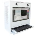Szafa na Komputer Przemysłowy PC i Monitor LED/LCD 22 biała