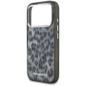 Etui Karl Lagerfeld IML Leopard Pattern MagSafe do iPhone 17 Pro czarny