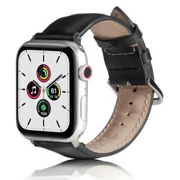 Beline pasek Apple Watch Leather 38/40/41mm czarny /black