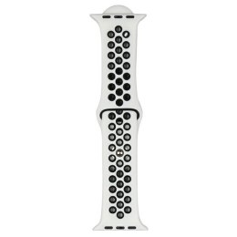 Beline pasek Apple Watch Sport Silicone 38/40/41mm biało-czarny white/black